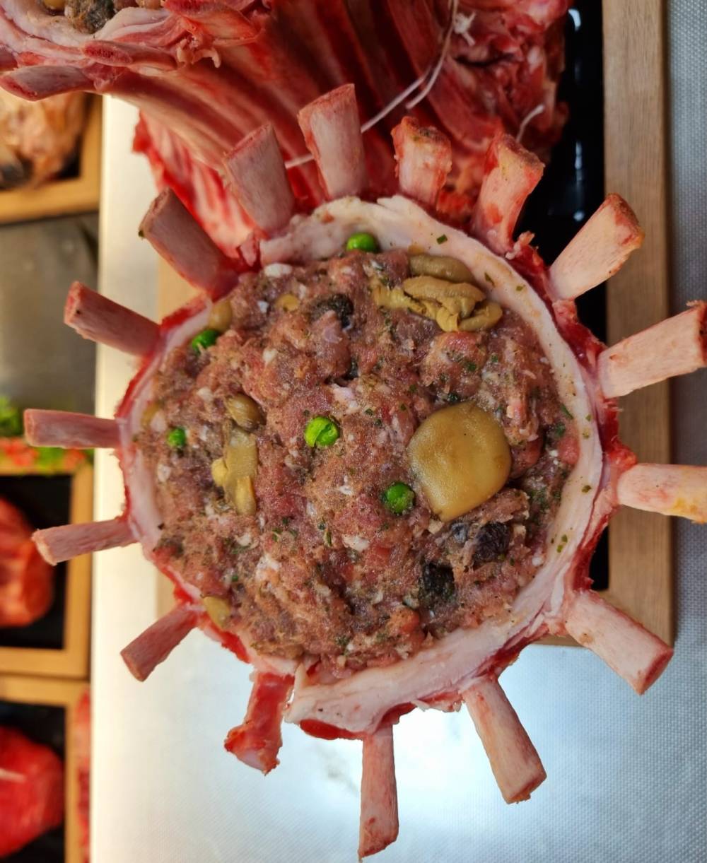 Couronne d'agneau farcie